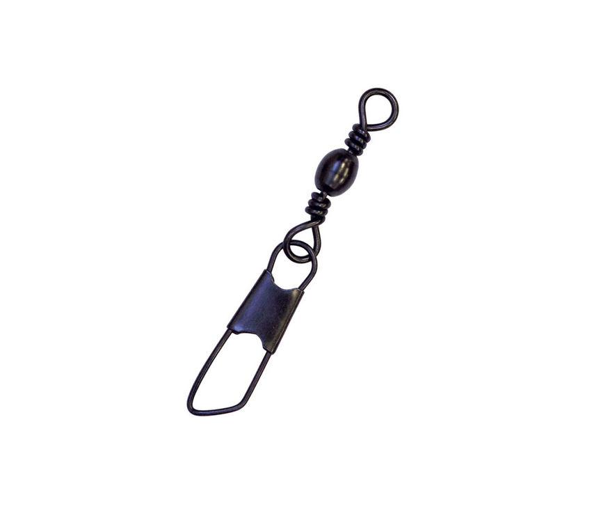 Eagle Claw Barrel Swivel w/ Safety Snap
