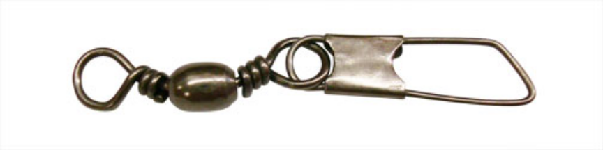 Eagle Claw Barrel Swivel w/ Safety Snap